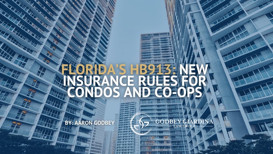 Florida’s HB913: New Insurance Rules for Condos and Co-ops