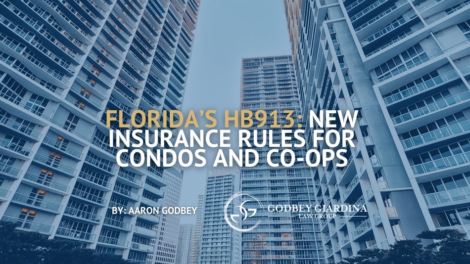 Florida’s HB913: New Insurance Rules for Condos and Co-ops