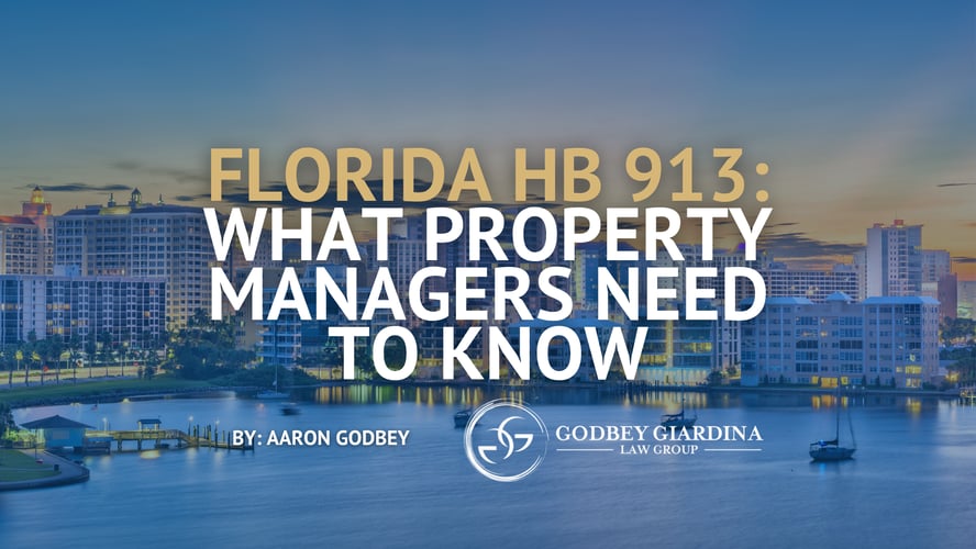 Florida HB 913: What Property Managers Need to Know