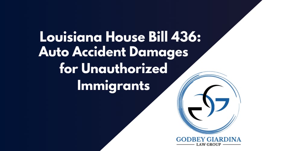 House Bill 436: New Law Limits Auto Accident Damages for Unauthorized Immigrants
