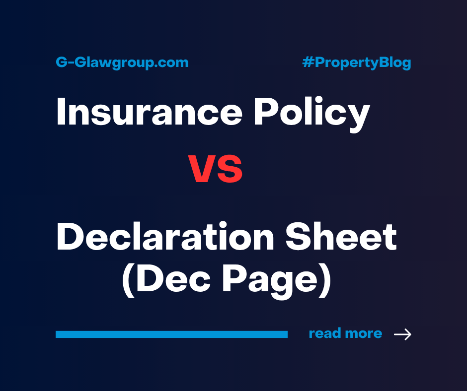 Insurance Policy vs. Dec Page in Louisiana: Know the Facts